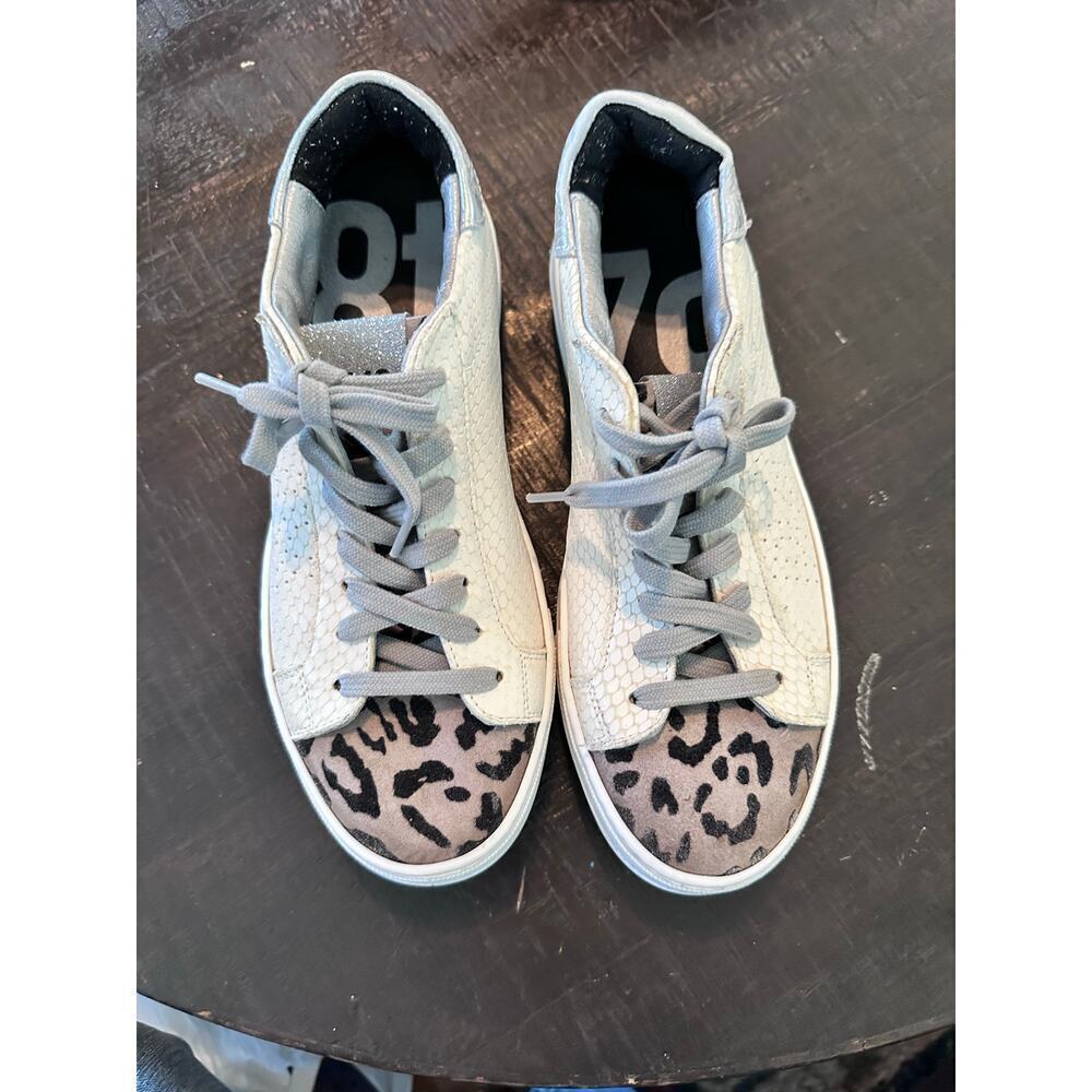 P448 Women's White Python Roccia Thea Platform Tr… - image 4